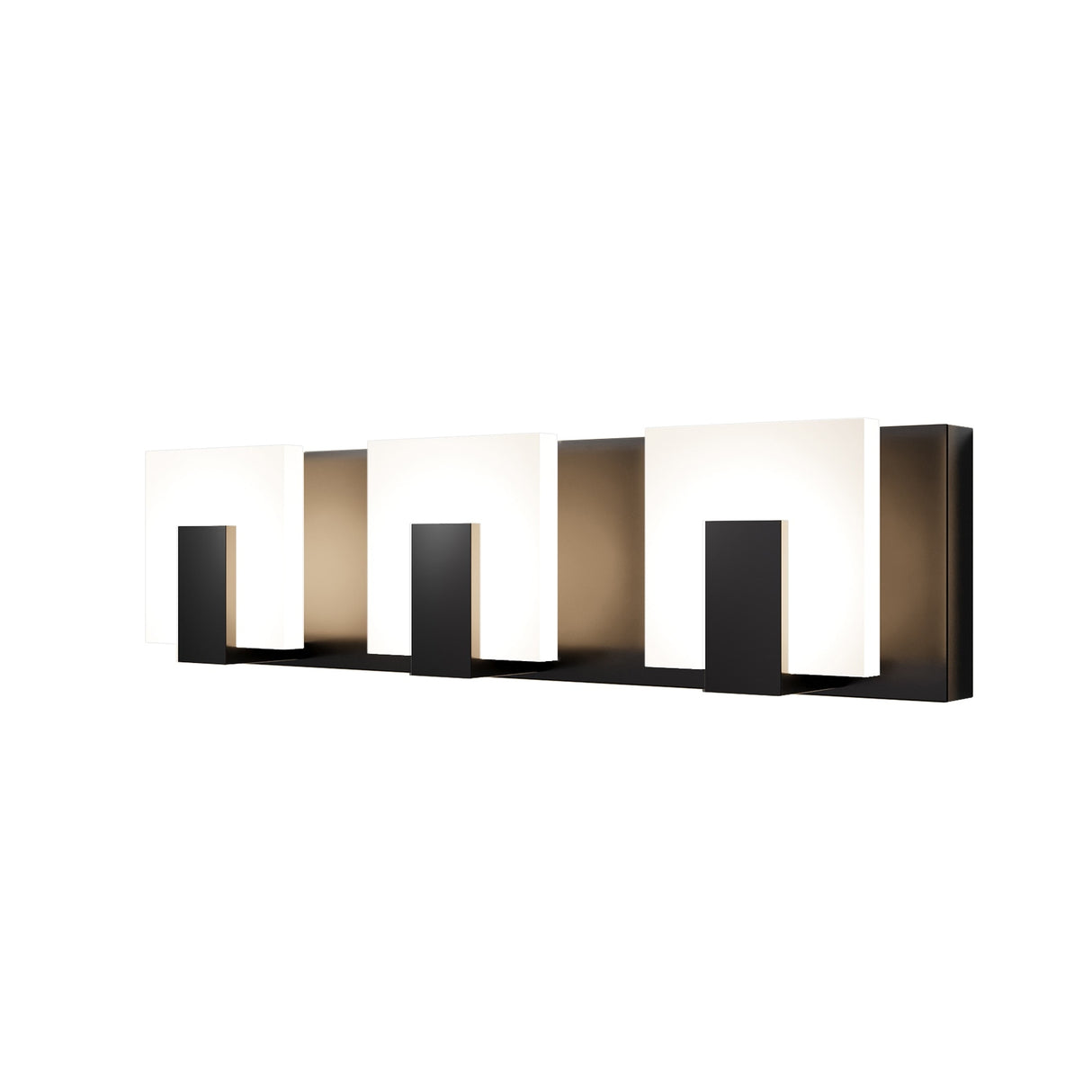 ExBrite Modern Style 3-Light LED-Integrated Bathroom Vanity Light