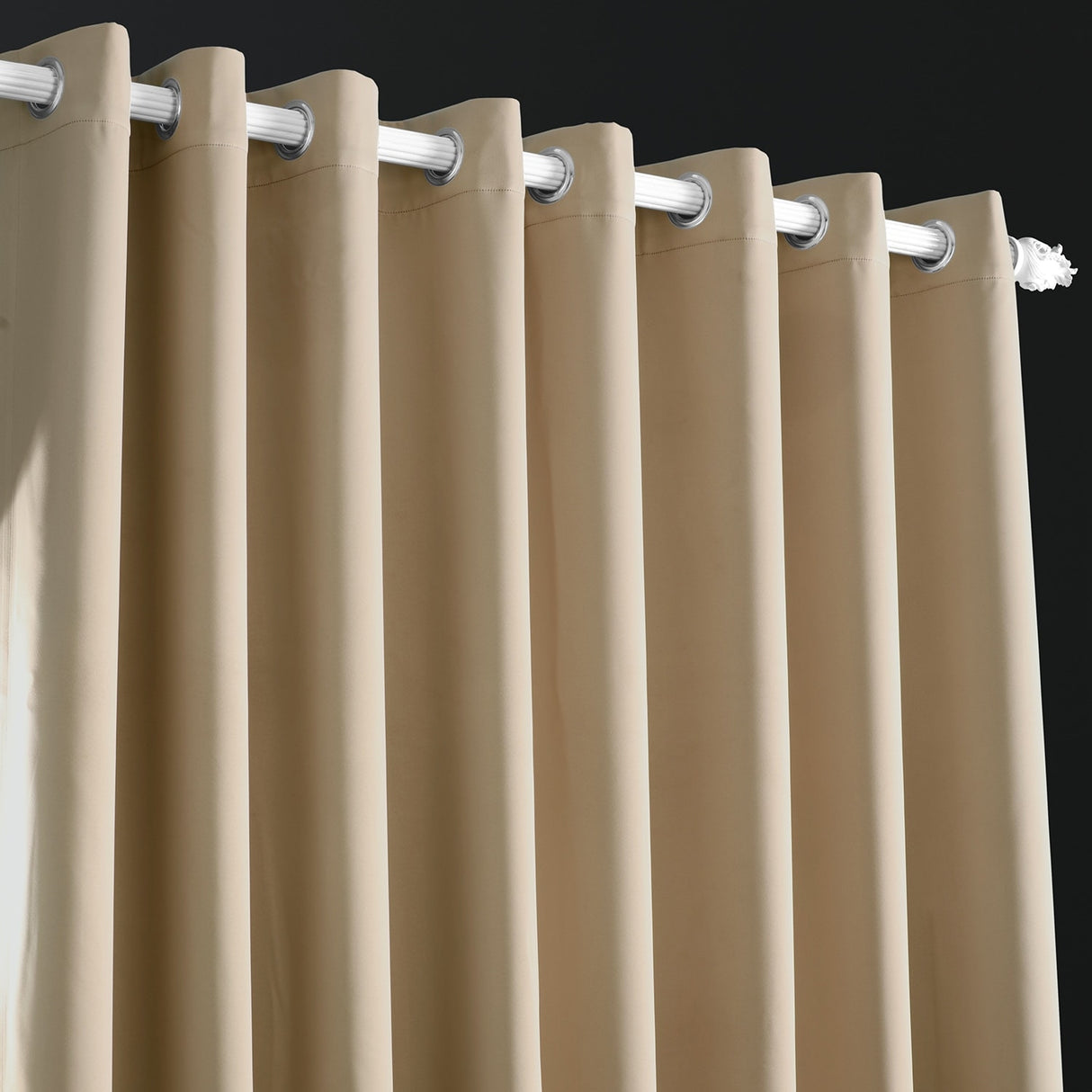 Exclusive Fabrics Extra Wide Room Darkening Grommet Curtain Panel - 100 x 108