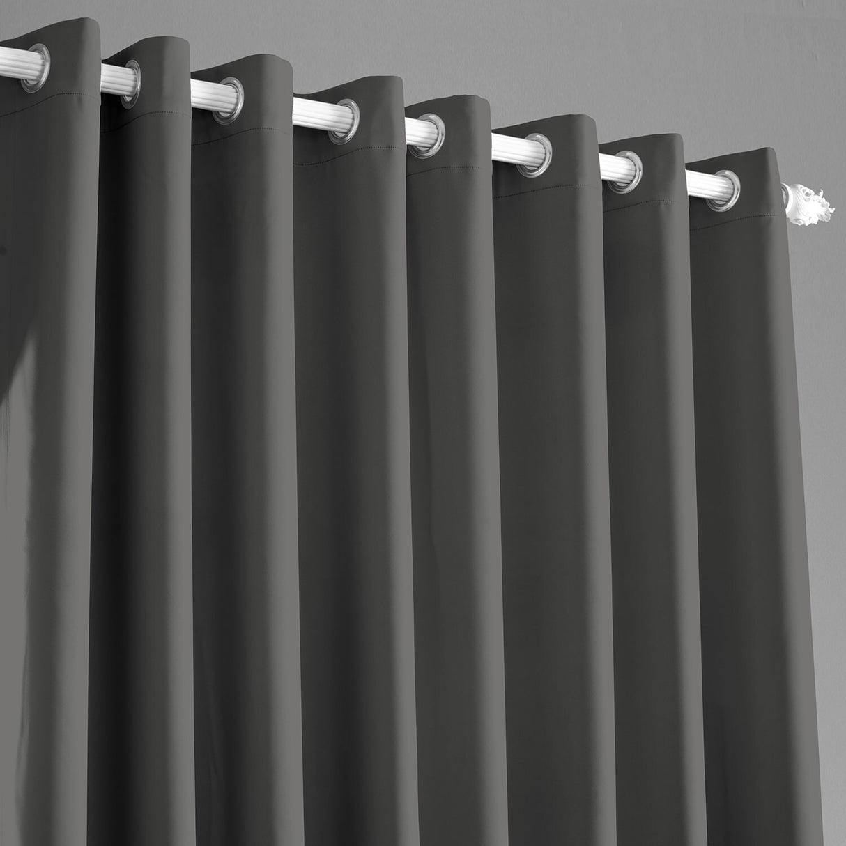 Exclusive Fabrics Extra Wide Room Darkening Grommet Curtain Panel - 100 x 108