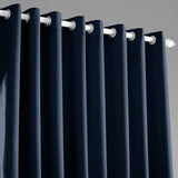 Exclusive Fabrics Extra Wide Room Darkening Grommet Curtain Panel - 100 x 108