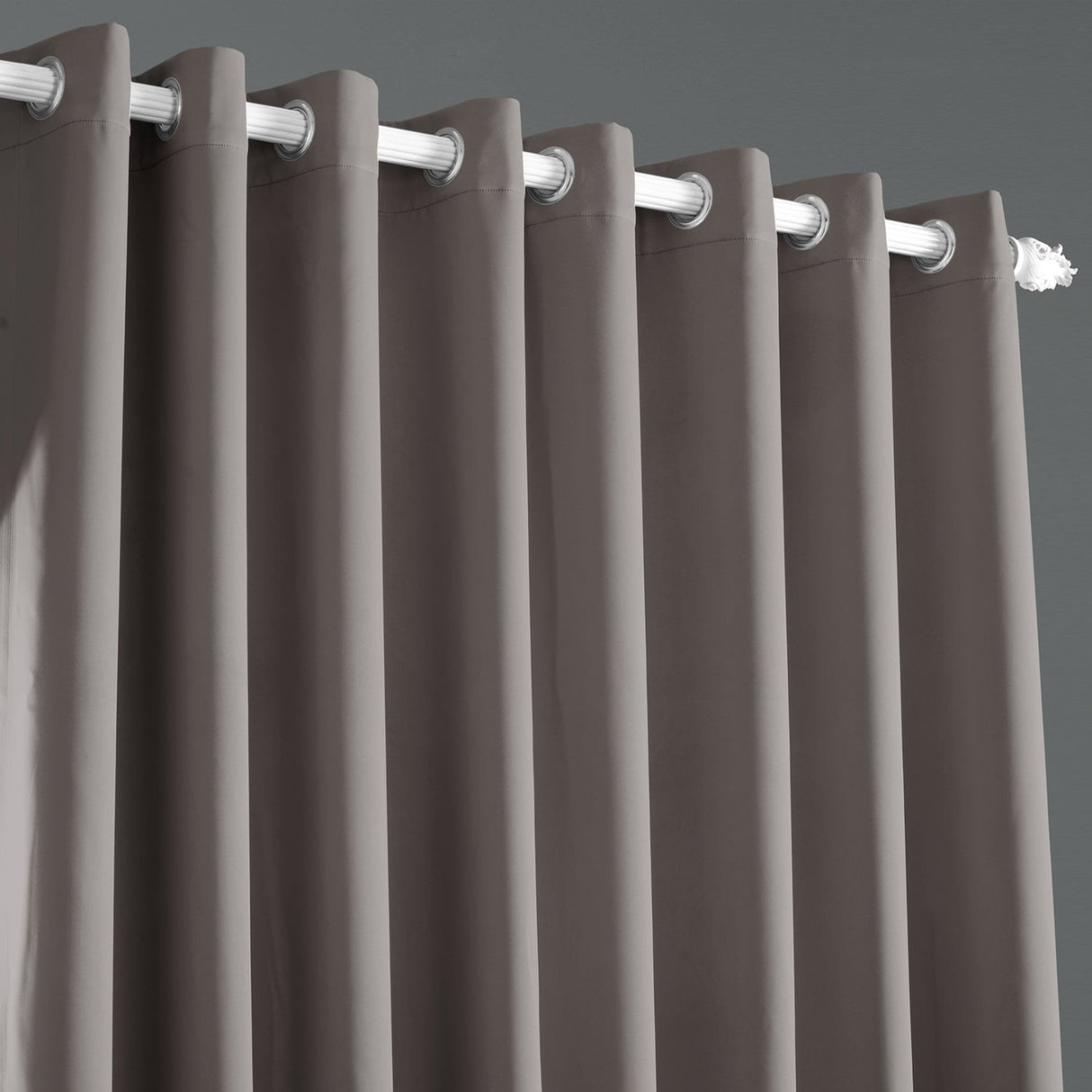 Exclusive Fabrics Extra Wide Room Darkening Grommet Curtain Panel - 100 x 108