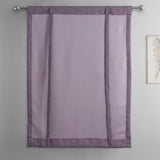 Exclusive Fabrics Faux Linen Room Darkening Tie-Up Window Shade (1 Panel)