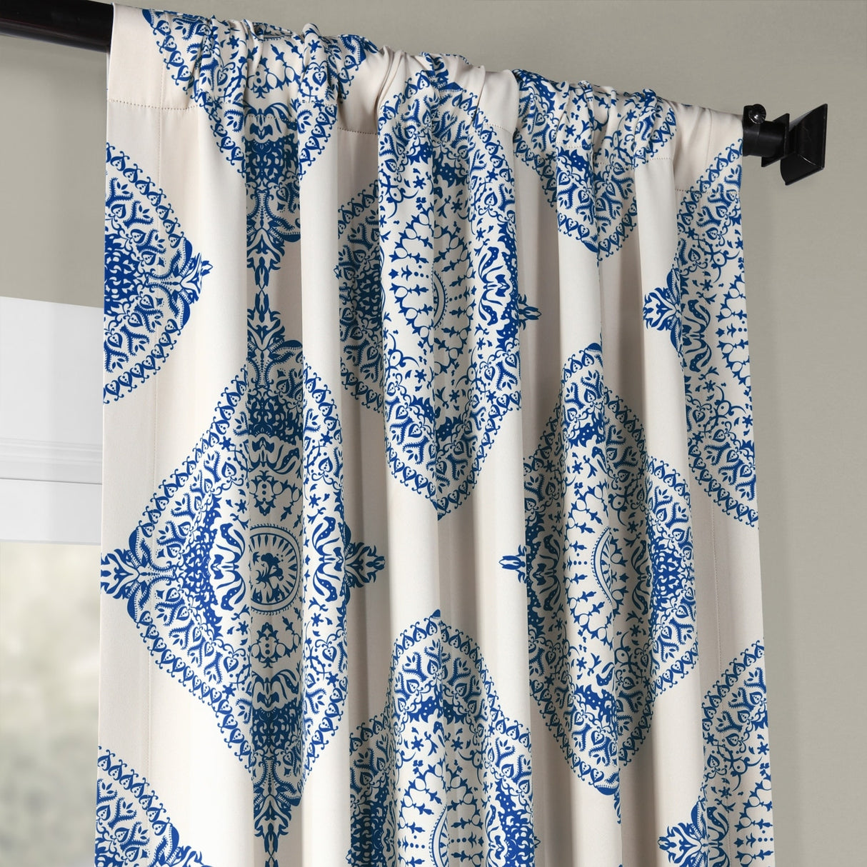 Exclusive Fabrics Henna 63-inch Room Darkening Curtain Panel Pair (2 Panels)