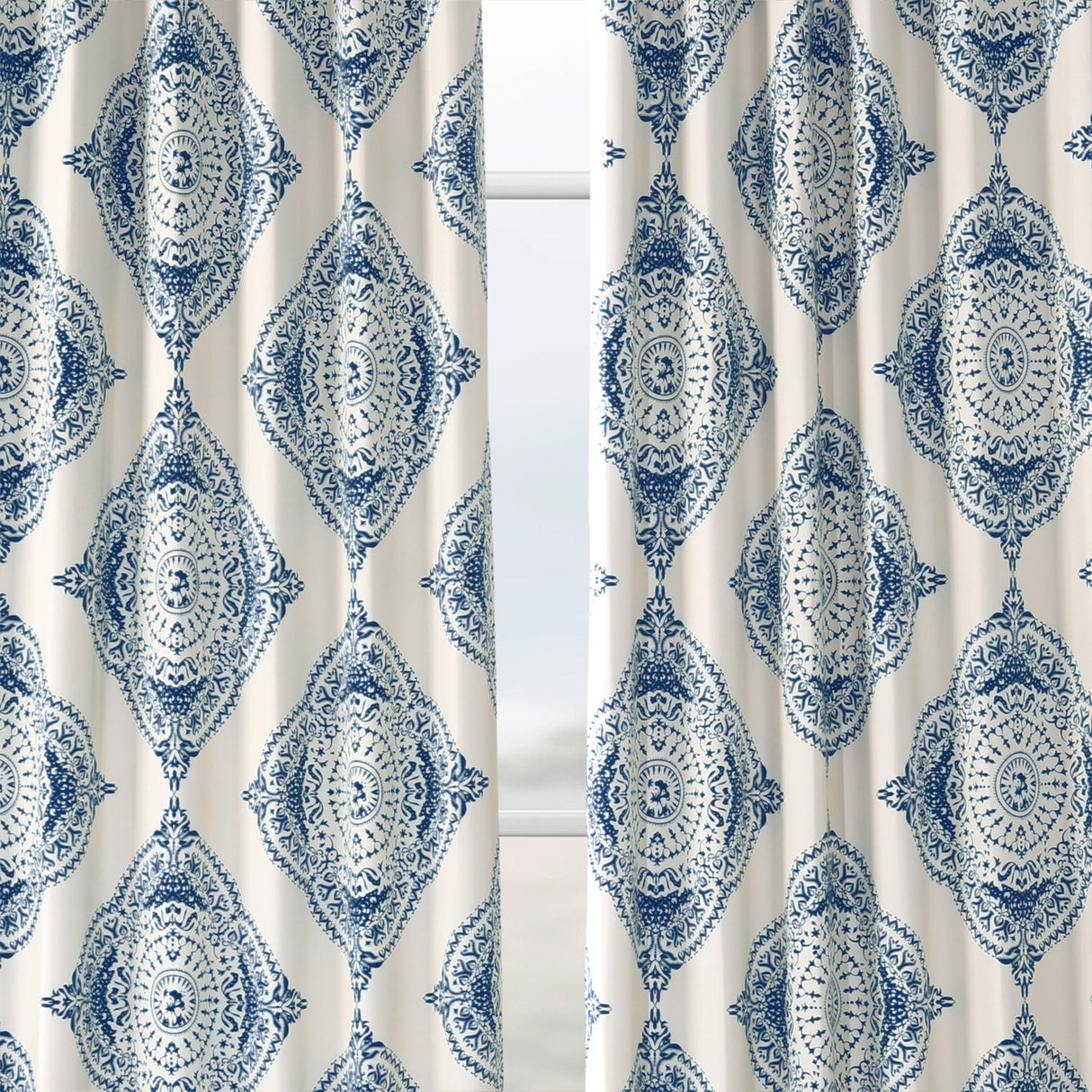 Exclusive Fabrics Henna 63-inch Room Darkening Curtain Panel Pair (2 Panels)
