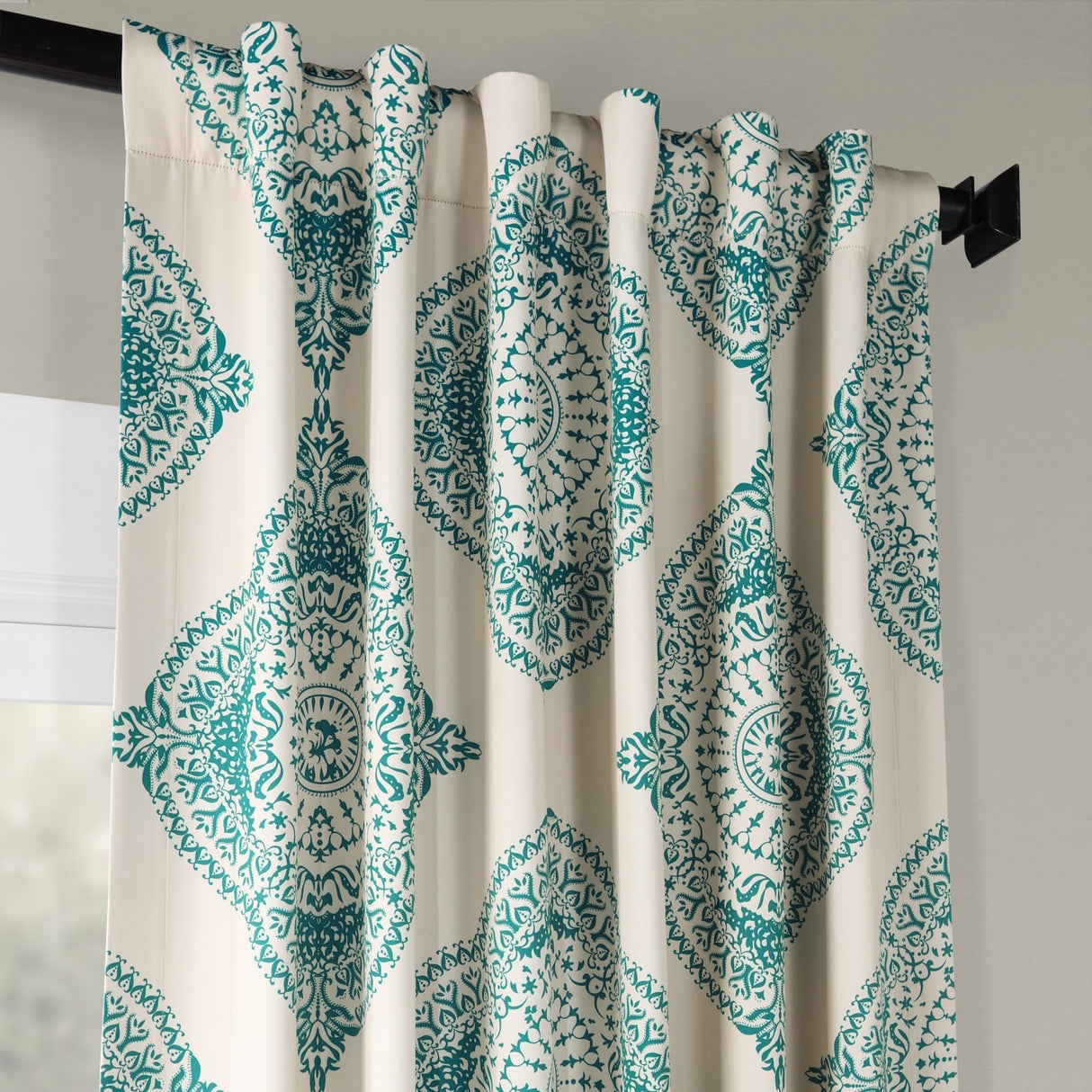 Exclusive Fabrics Henna 63-inch Room Darkening Curtain Panel Pair (2 Panels)