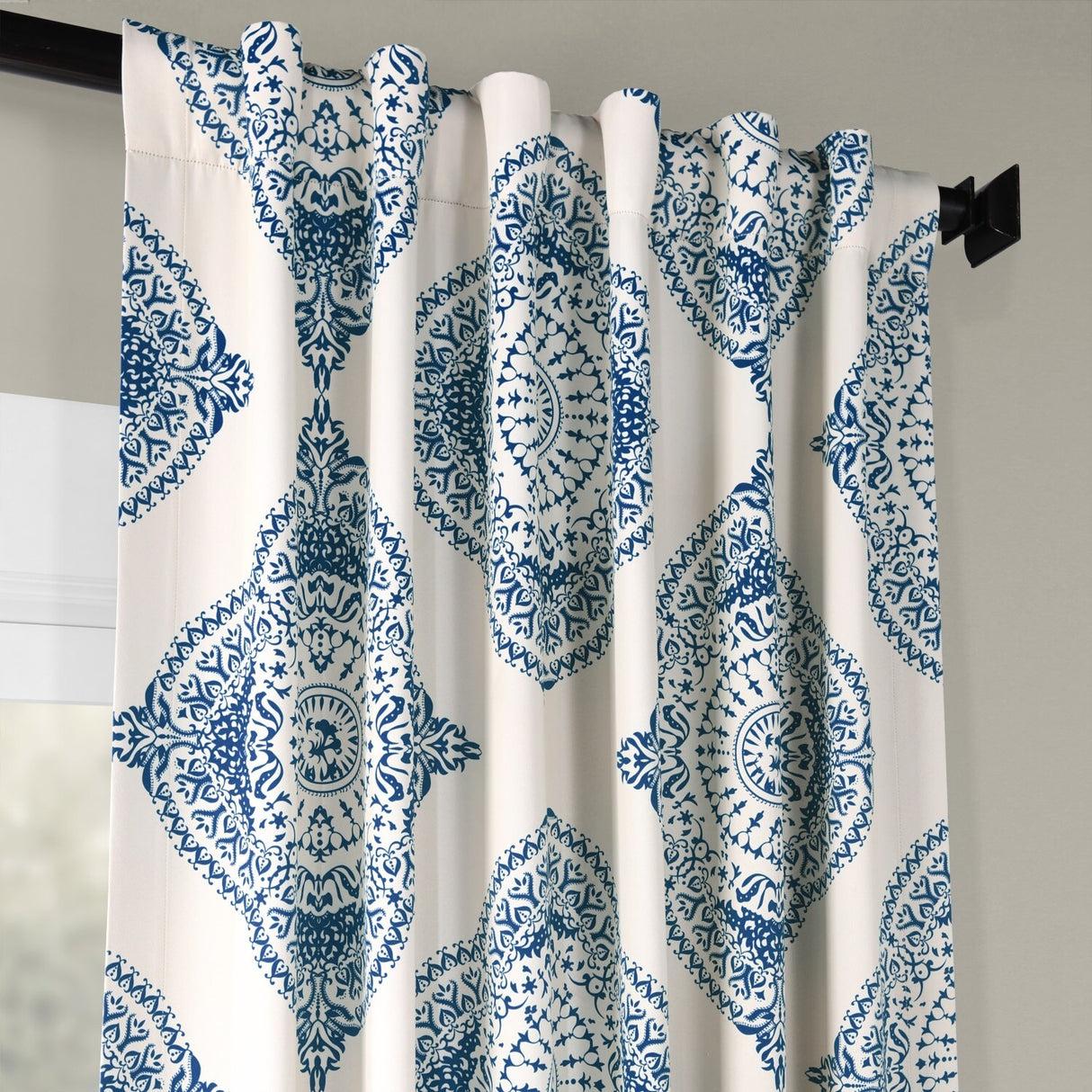 Exclusive Fabrics Henna 63-inch Room Darkening Curtain Panel Pair (2 Panels)