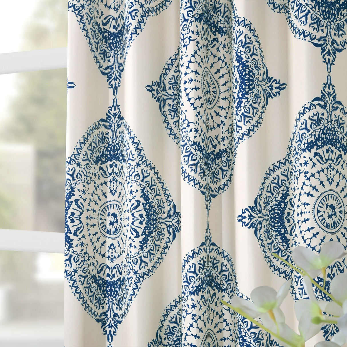 Exclusive Fabrics Henna 63-inch Room Darkening Curtain Panel Pair (2 Panels)