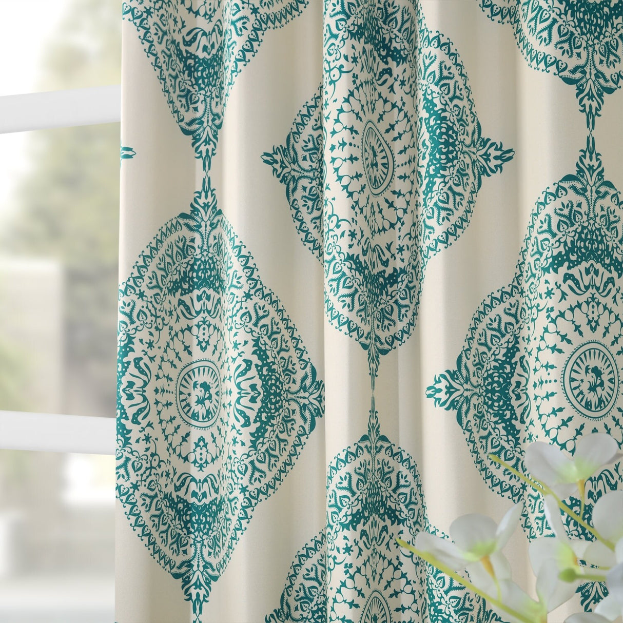 Exclusive Fabrics Henna 63-inch Room Darkening Curtain Panel Pair (2 Panels)