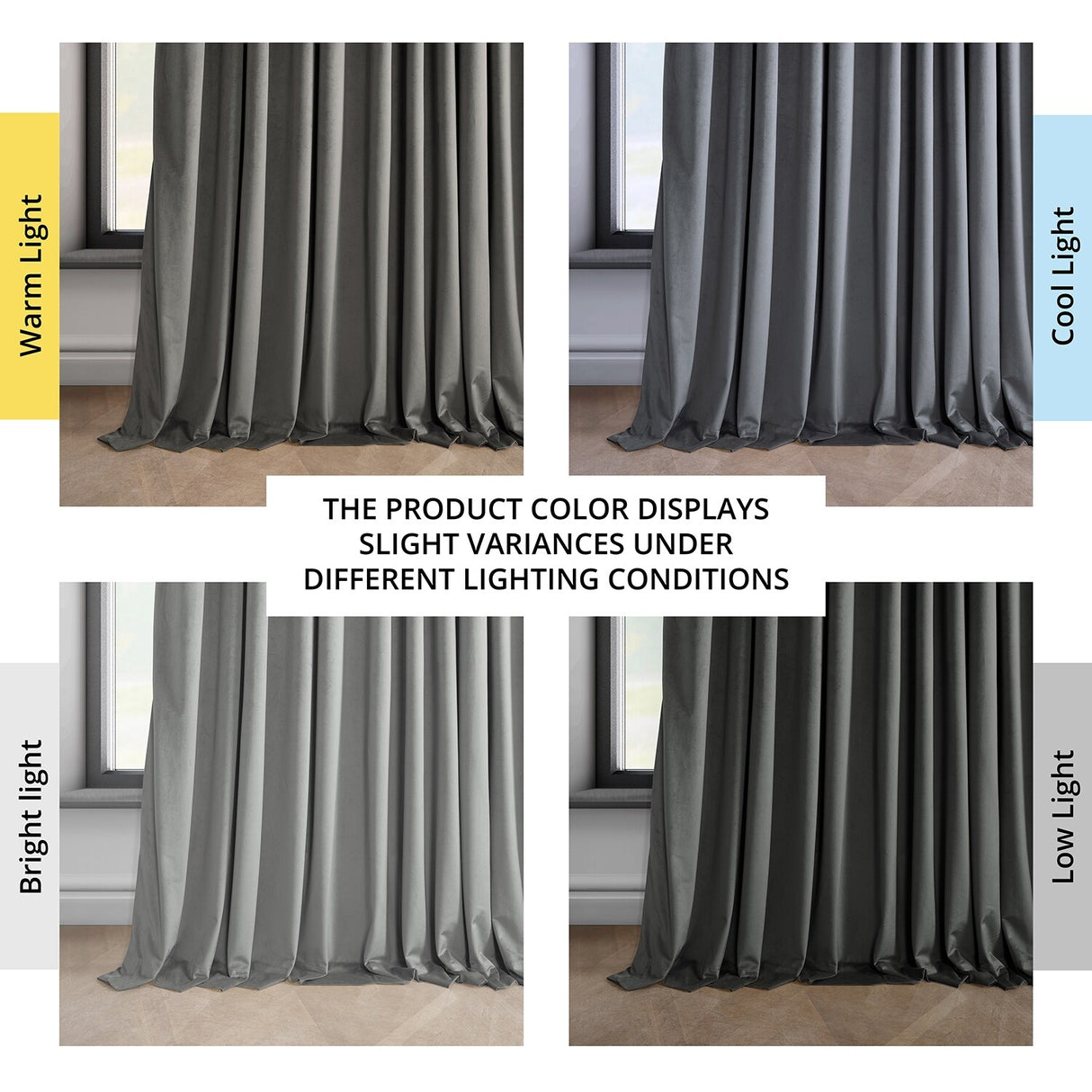 Exclusive Fabrics Extra Wide Heritage Plush Velvet Room Darkening Curtain (1 Panel)