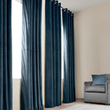 Exclusive Fabrics Heritage Plush Velvet Room Darkening Grommet Curtain (1 Panel)