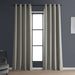 Exclusive Fabrics Italian Faux Linen Grommet Room Darkening Curtains (1 Panel) - Contemporary Elegance, Stylish Functionality