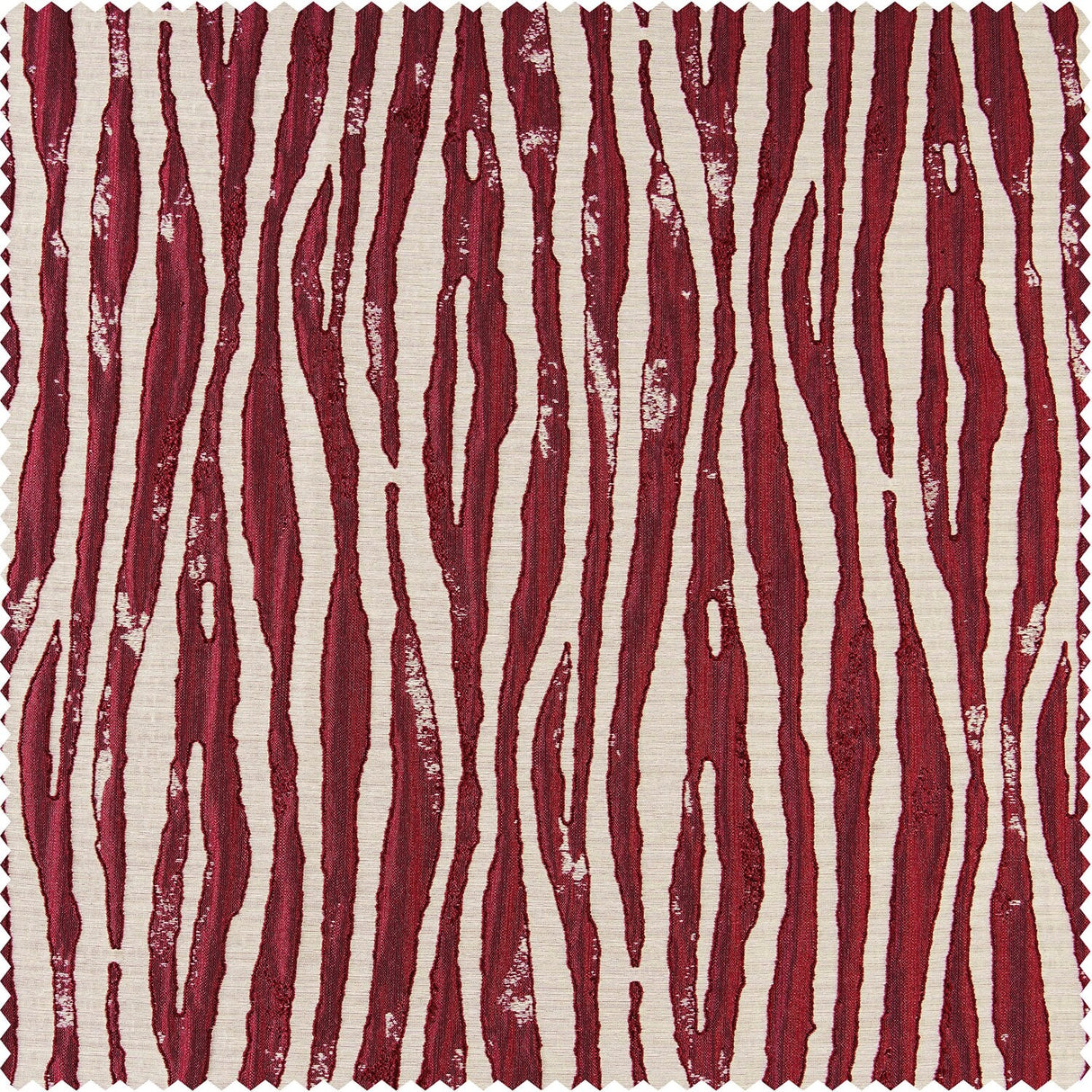 Exclusive Fabrics Jacquard Faux Silk Curtains - 1 Panel Room Darkening Curtain