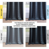 Exclusive Fabrics Lounge Embossed Grommet Velvet Curtains - Room Darkening Curtain for Bedroom & Living Room (1 Panel)