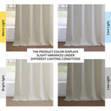 Exclusive Fabrics Lounge Embossed Grommet Velvet Curtains - Room Darkening Curtain for Bedroom & Living Room (1 Panel)