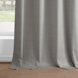 Exclusive Fabrics Lounge Embossed Grommet Velvet Curtains - Room Darkening Curtain for Bedroom & Living Room (1 Panel)