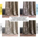 Exclusive Fabrics Lush Crush Velvet Curtains - Grommet Room Darkening Curtain for Bedroom & Living Room (1 Panel)