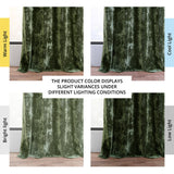 Exclusive Fabrics Lush Crush Velvet Curtains - Grommet Room Darkening Curtain for Bedroom & Living Room (1 Panel)