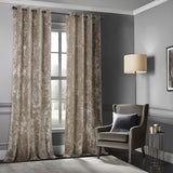 Exclusive Fabrics Lush Crush Velvet Curtains - Grommet Room Darkening Curtain for Bedroom & Living Room (1 Panel)