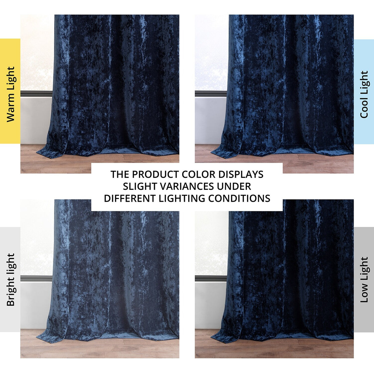 Exclusive Fabrics Lush Crush Velvet Curtains - Grommet Room Darkening Curtain for Bedroom & Living Room (1 Panel)