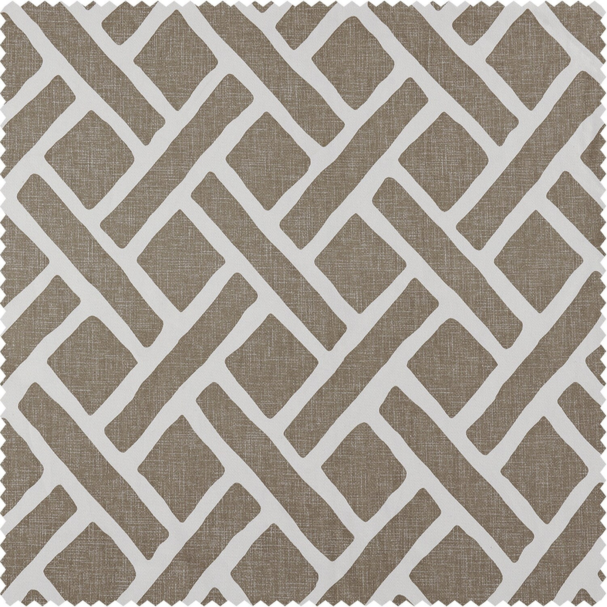 Exclusive Fabrics Martinique Printed Cotton Room Darkening Tie-Up Window Shades - 46 X 63