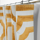 Exclusive Fabrics Modern Geometric Room Darkening Cotton Window Curtains (1 Panel)