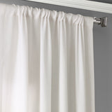 Exclusive Fabrics Ombre Faux Linen Light Filtering Curtains (1 Panel) - Lightweight Elegance, Natural Light Enhancement