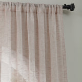 Exclusive Fabrics Open Weave Linen Sheer Curtain (1 Panel)
