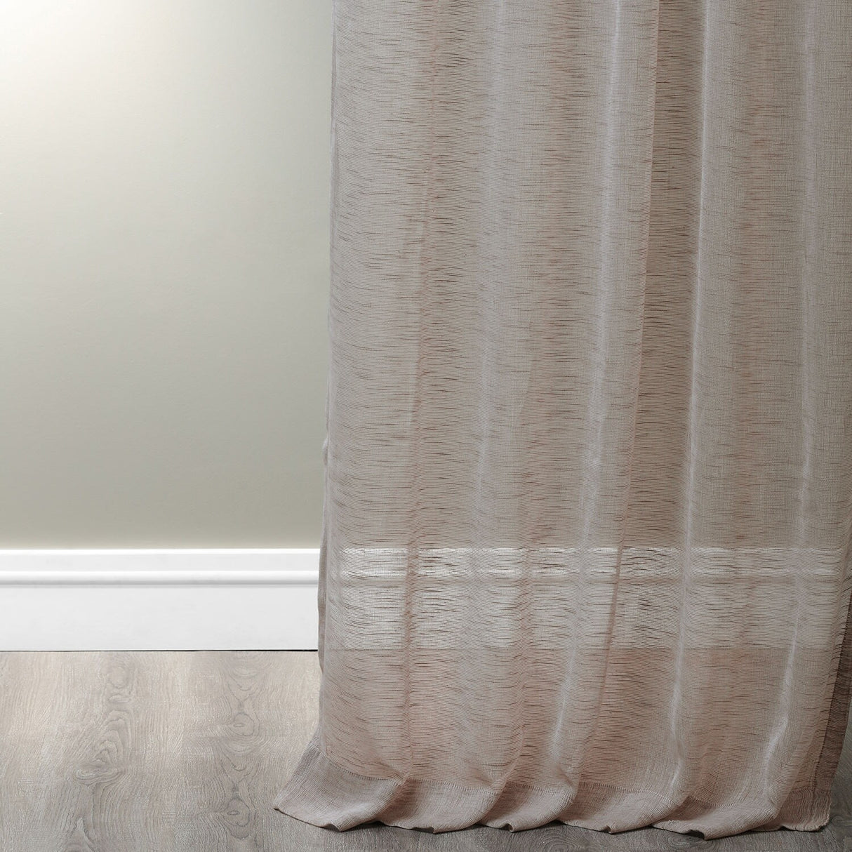 Exclusive Fabrics Open Weave Linen Sheer Curtain (1 Panel)