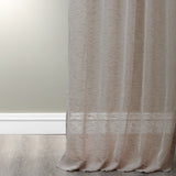 Exclusive Fabrics Open Weave Linen Sheer Curtain (1 Panel)