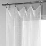 Exclusive Fabrics Open Weave Linen Sheer Curtain (1 Panel)