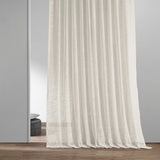 Exclusive Fabrics Open Weave Linen Sheer Curtain (1 Panel)