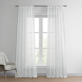 Exclusive Fabrics Open Weave Linen Sheer Curtain (1 Panel)