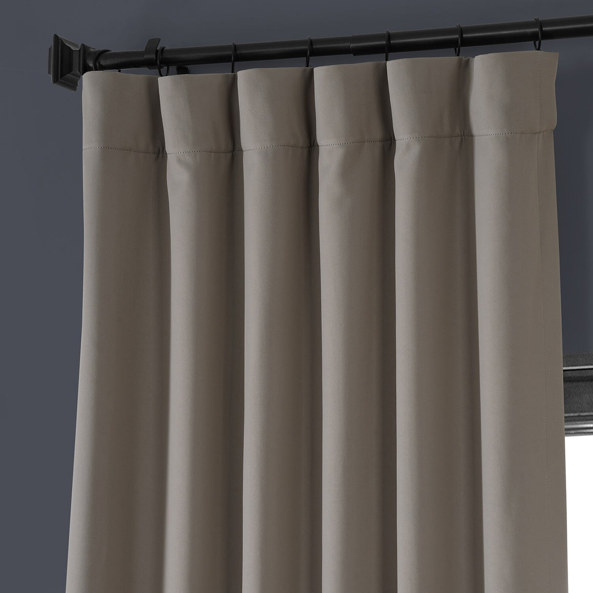 Exclusive Fabrics Performance Woven Blackout Curtain Pair (2 Panels)