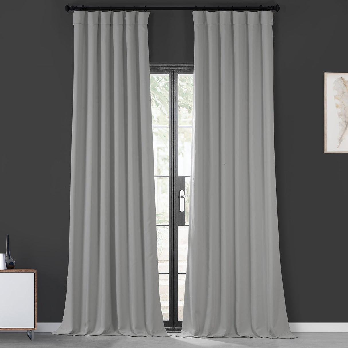 Exclusive Fabrics Performance Woven Blackout Curtain Pair (2 Panels)