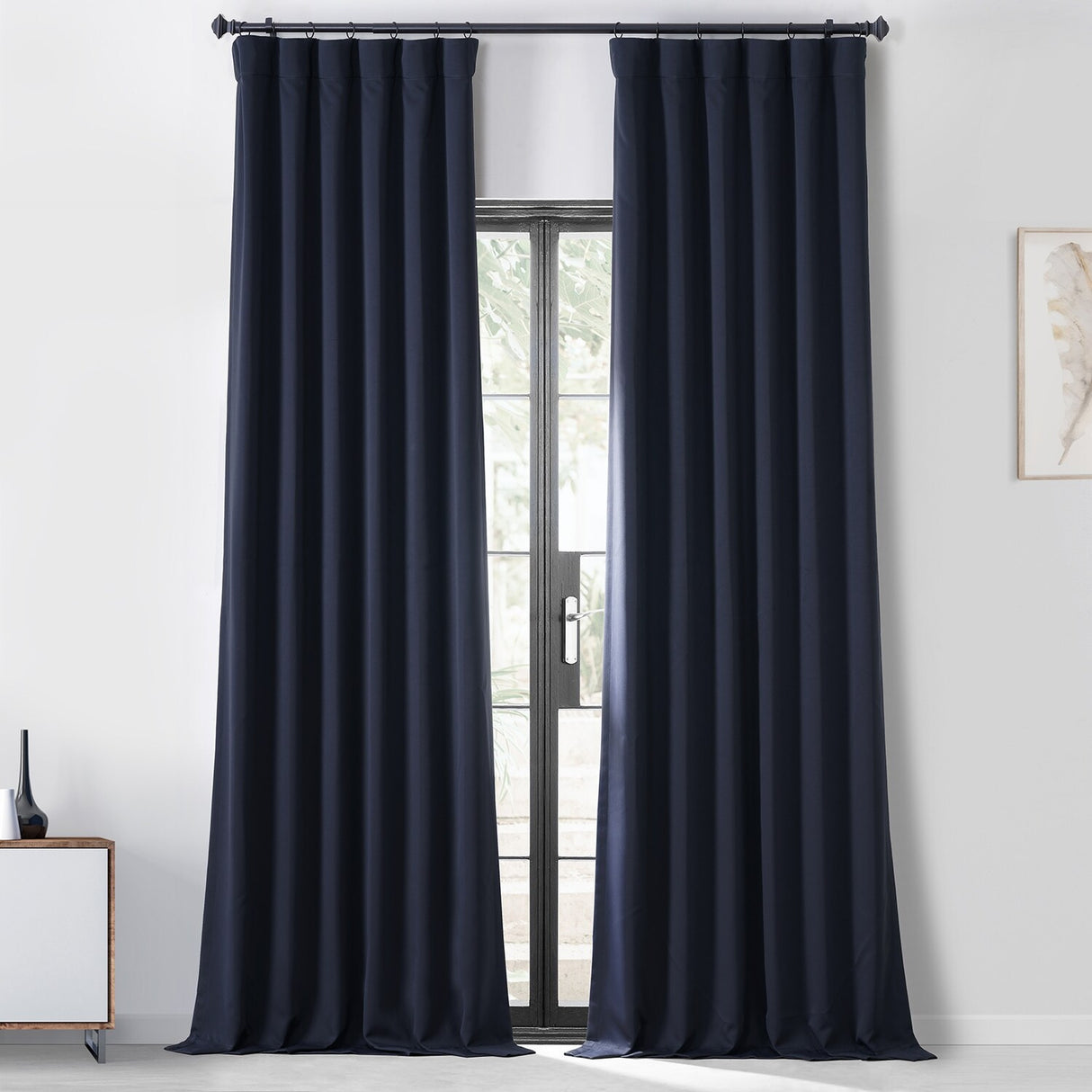 Exclusive Fabrics Performance Woven Blackout Curtain Pair (2 Panels)