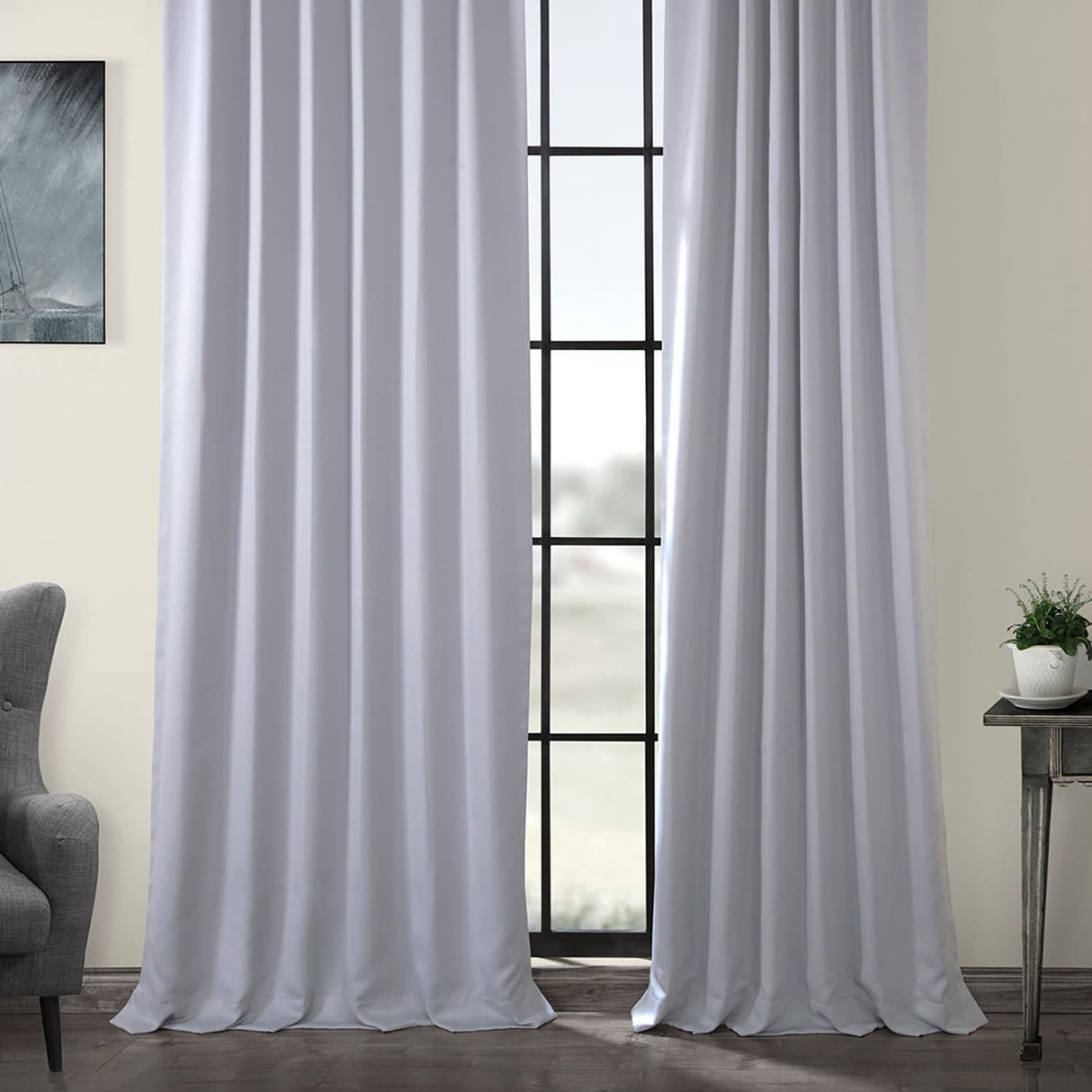 Exclusive Fabrics Room Darkening 108-inch Curtain Panel Pair