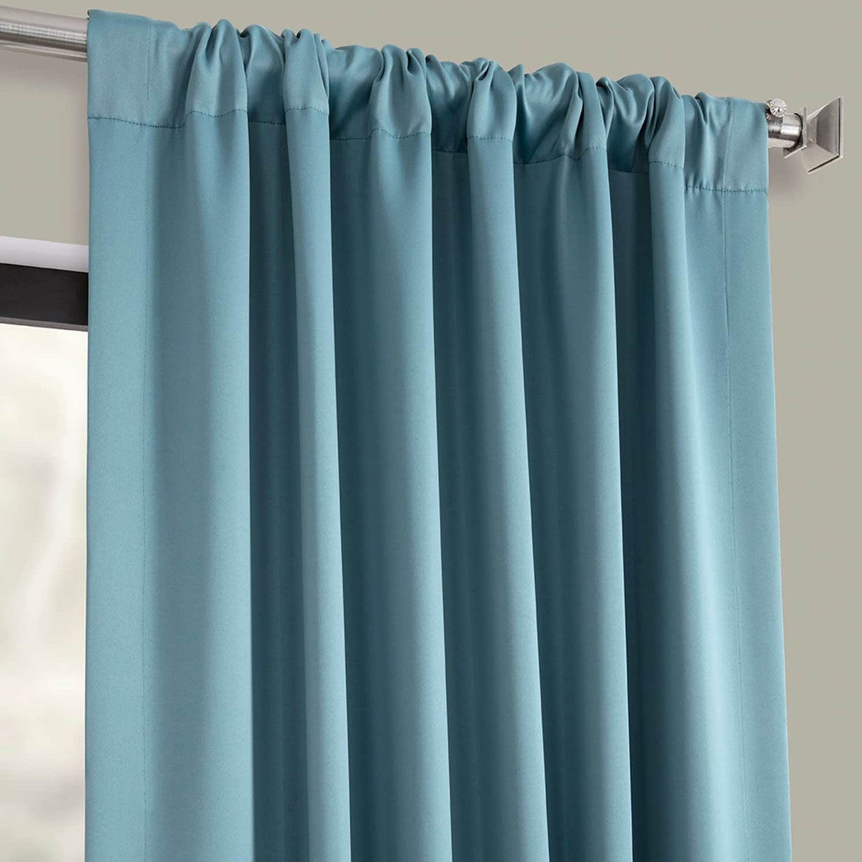 Exclusive Fabrics Room Darkening 108-inch Curtain Panel Pair