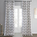 Exclusive Fabrics Sago Paisley Harmony Printed Cotton Room Darkening Curtains (1 Panel)