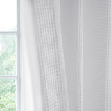 Exclusive Fabrics Serinity Cotton Rod Pocket Sheer Curtains For Bedroom & Living Room Curtains Pair (2 Panels)