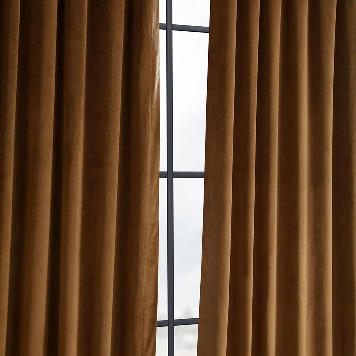 Exclusive Fabrics Signature Velvet Blackout Curtain 120 Inches Long (1 Panel)