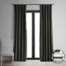 Exclusive Fabrics Signature Velvet Blackout Curtain 120 Inches Long (1 Panel)
