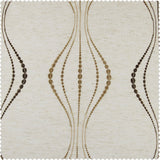 Exclusive Fabrics Suez Embroidered Faux Linen Sheer Curtain (1 Panel)