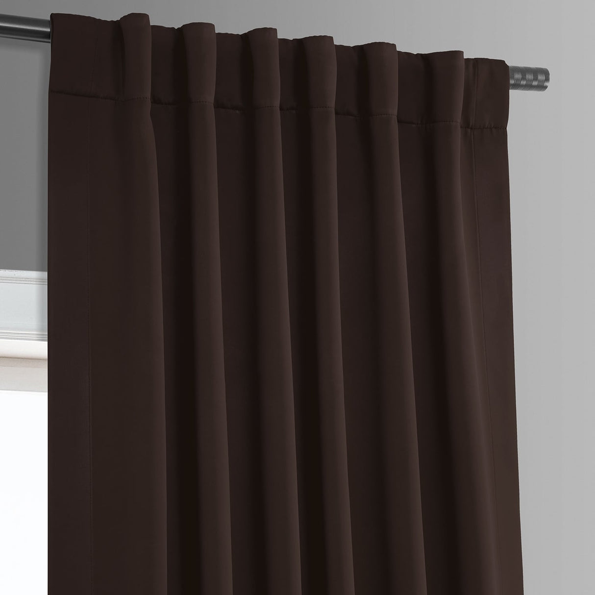 Exclusive Fabrics Room Darkening Curtain Panel Pair 63 inches (2 Panels) - 50 x 63