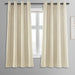 Exclusive Fabrics Room Darkening Grommet Curtain Panel Pair 63 Inches Long (2 Panels)