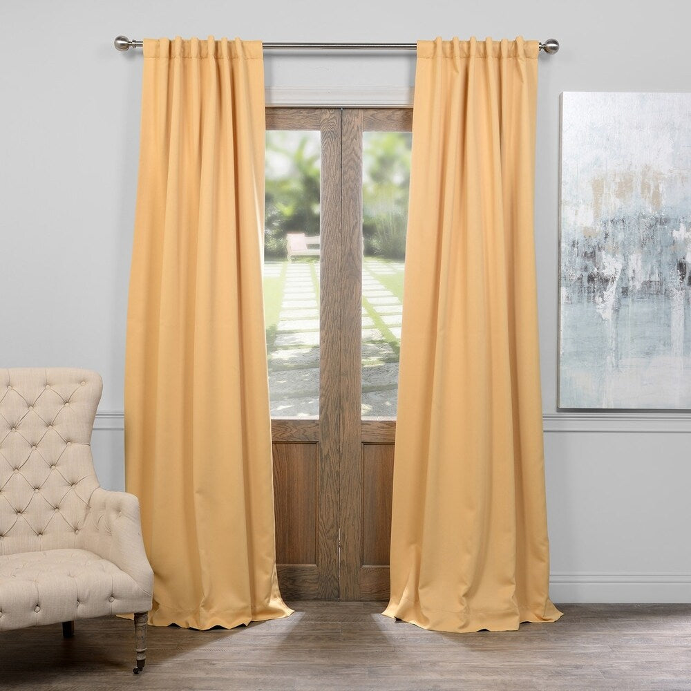 Exclusive Fabrics Room Darkening 108-inch Curtain Panel Pair