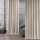 Exclusive Fabrics Vintage Cotton Velvet Room Darkening Curtains - Luxurious Drapery in Timeless Elegance (1 Panel)