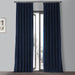Exclusive Fabrics Vintage Cotton Velvet Room Darkening Curtains - Luxurious Drapery in Timeless Elegance (1 Panel)