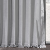 Exclusive Fabrics Vintage Cotton Velvet Room Darkening Curtains - Luxurious Drapery in Timeless Elegance (1 Panel)