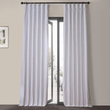 Exclusive Fabrics Vintage Cotton Velvet Room Darkening Curtains - Luxurious Drapery in Timeless Elegance (1 Panel)