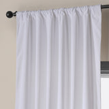 Exclusive Fabrics Vintage Cotton Velvet Room Darkening Curtains - Luxurious Drapery in Timeless Elegance (1 Panel)